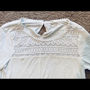 Detailed 3/4 Sleeve Top